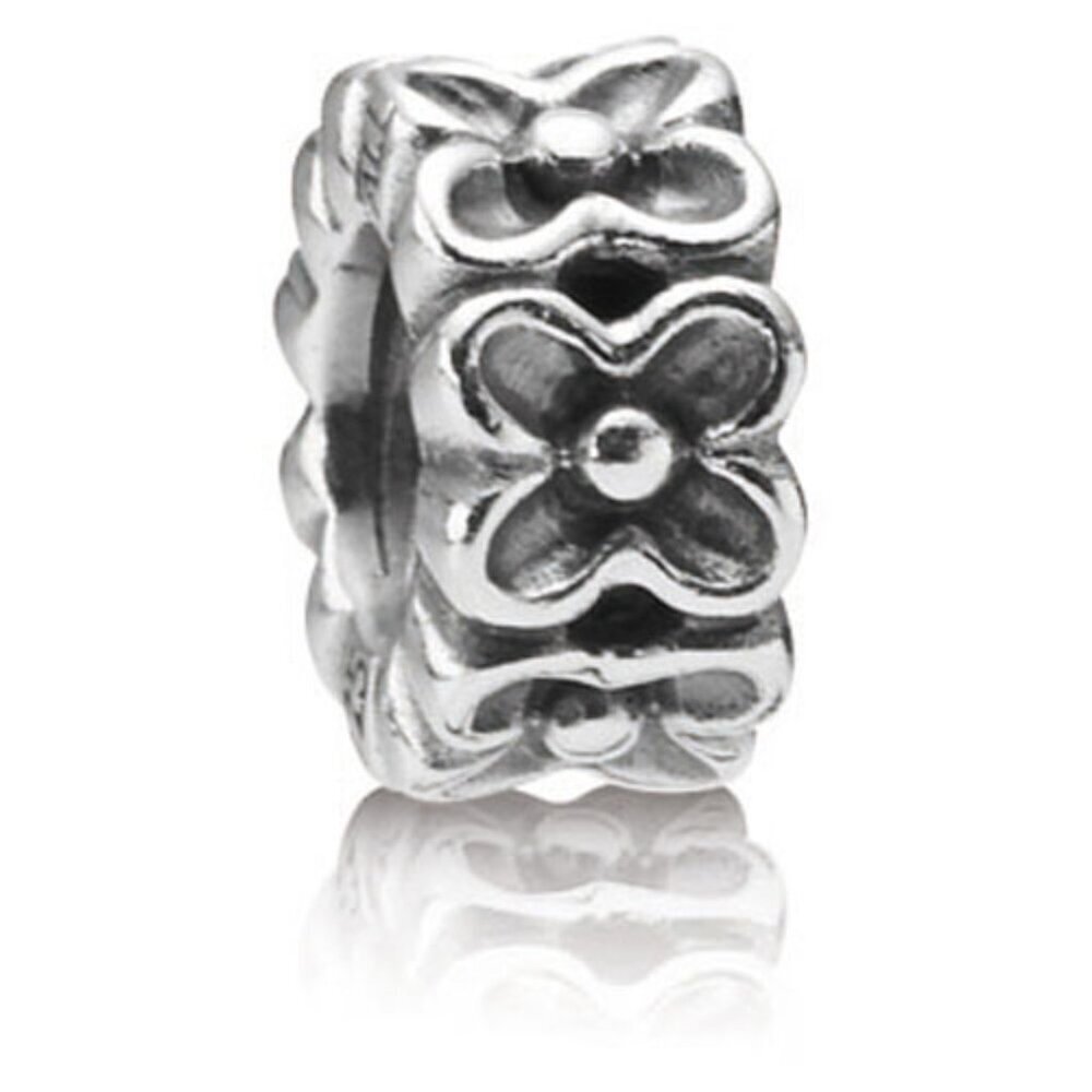 PANDORA Aloha Spacer Authentic Sterling Silver Hawaiian Lei Flower Welcome